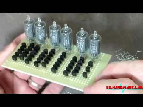 Nixie Clock - Part 2 - Schematics and transistor assembly - #0079