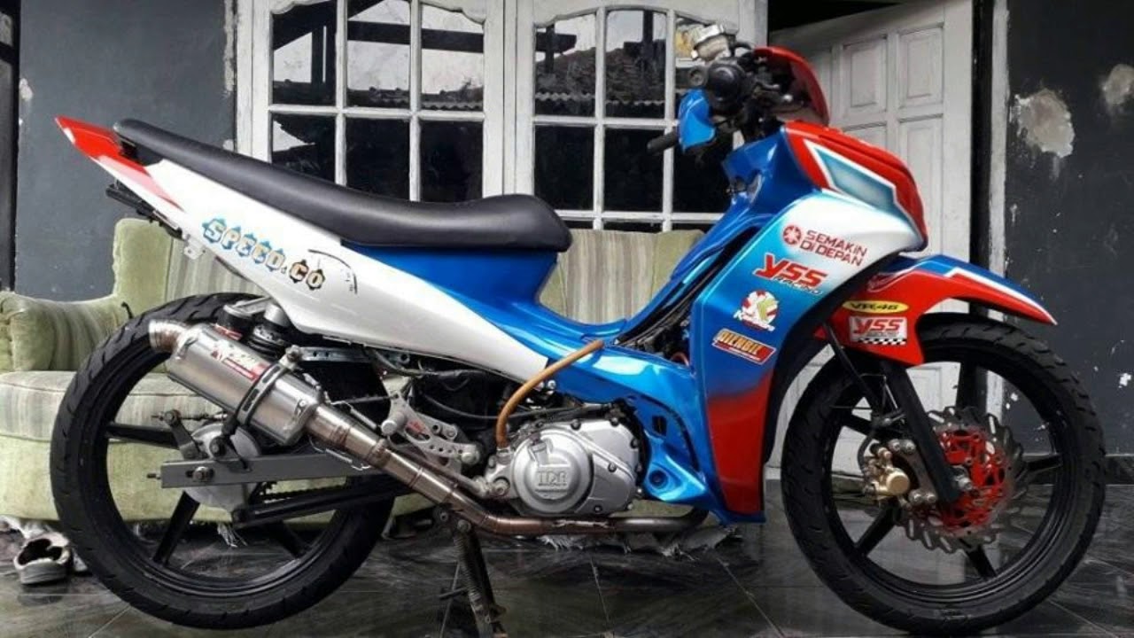 Modifikasi Jupiter Z1 2019 Terkeren Dan Striping Decal Youtube