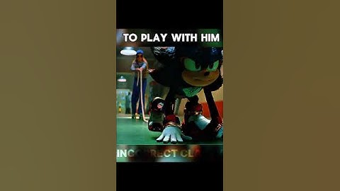 Maria shocked 🥶| Shadow has super Speed 🥵| sonic 3 #shorts #sonic3