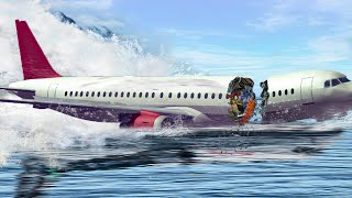 Emergency Landing Into The Sea Failed! Airplane Crashes Landings! Besiege plane crash screenshot 5