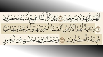 سورة يس مسموعة مكتوبة الشيخ علي جابر