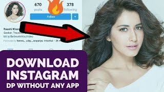 How To Download Instagram Profile Picture 😱😱 || Private Account Profile Picture || Tech Cookies ✔️ screenshot 2