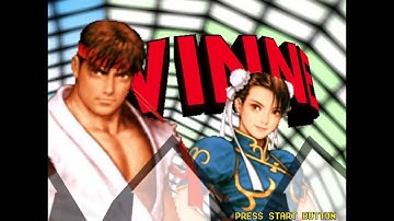 953: Capcom vs. SNK Pro \\ Dreamcast \\ Ryu, EX Chun-Li max lvl Arcade Mode playthrough!