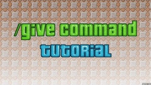 Minecraft /give Command tutorial (Enchantments and Custom names)