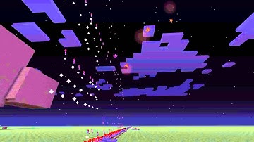 Minecraft having fun with fireworks