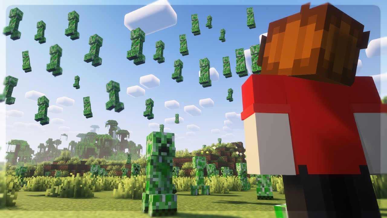 Minecraft, But It’s Raining Creepers…