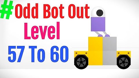 Odd Bot Out gameplay of level-57,58,59&60    #oddbotout #puzzles