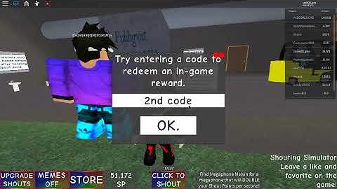 roblox shouting simulator 3 codes in 2020