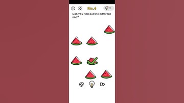 Brain Out Level 4 Can you find out the different one? Gameplay Solution Walkthrough