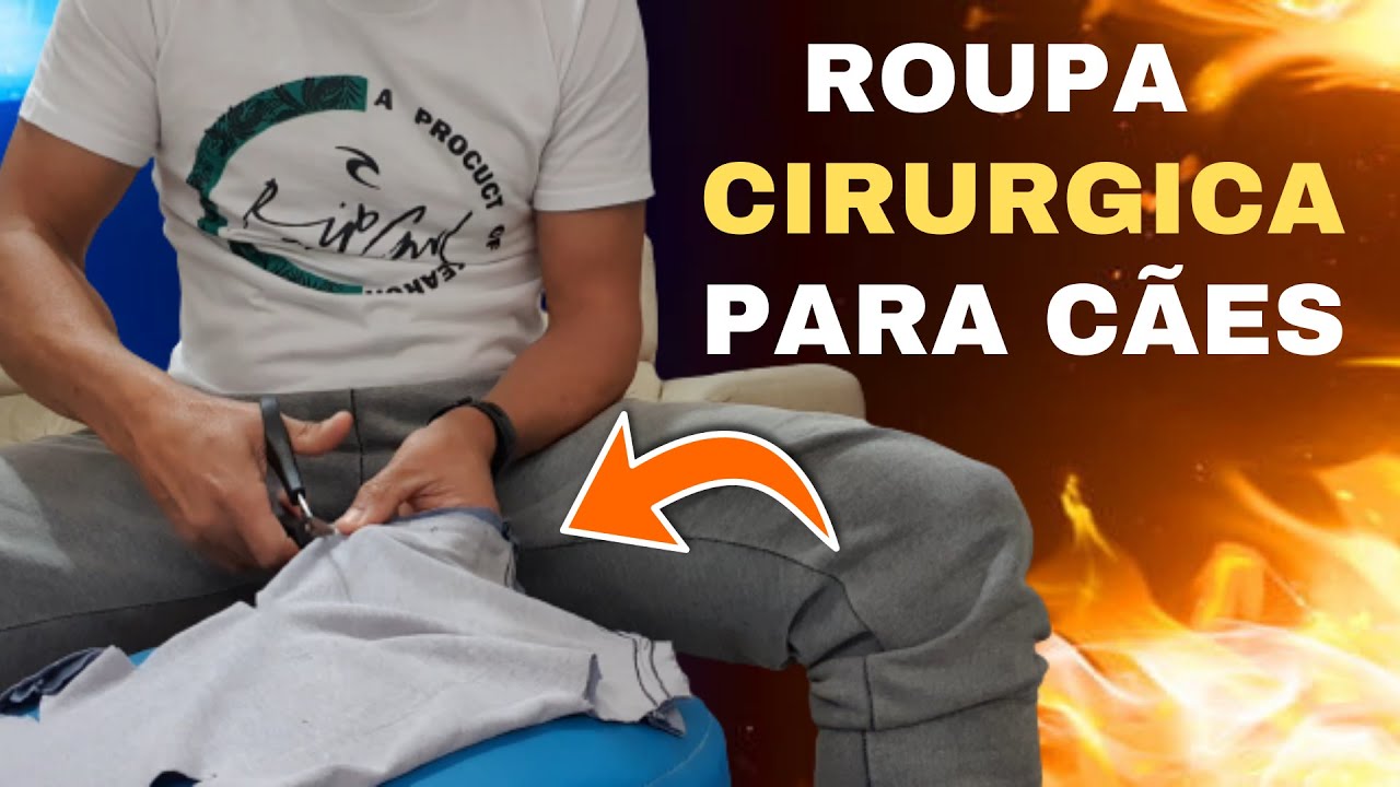 Como  FAZER ROUPA  CIRURGICA para CÃES 🐕 E GATOS 🐱