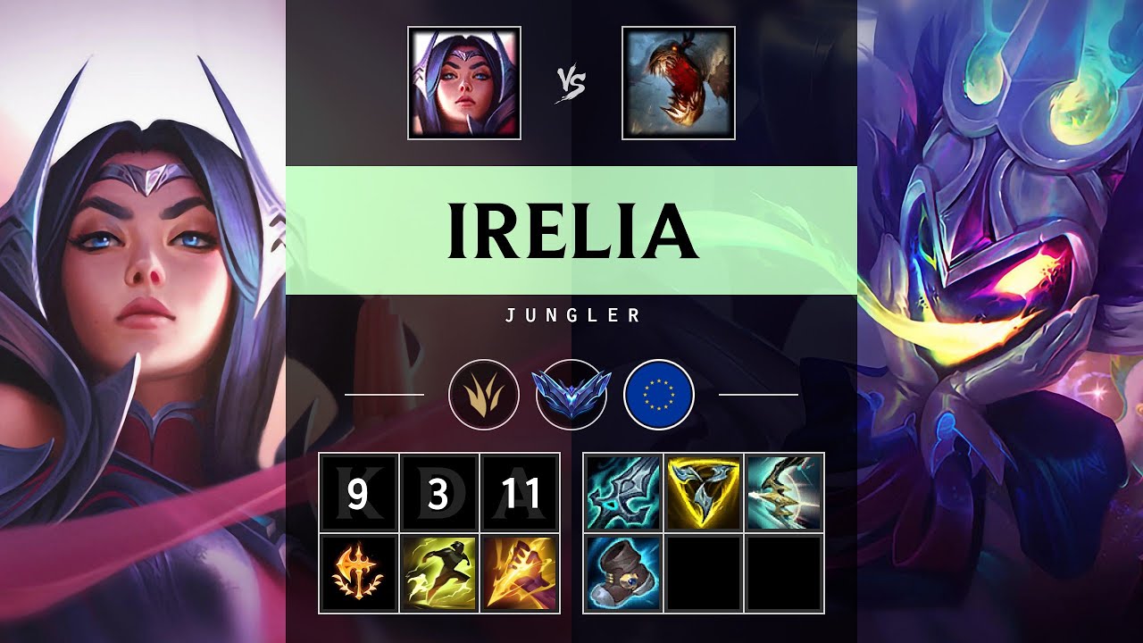 Irelia Jungle vs Fiddlesticks - EUW Diamond Patch 25.12
