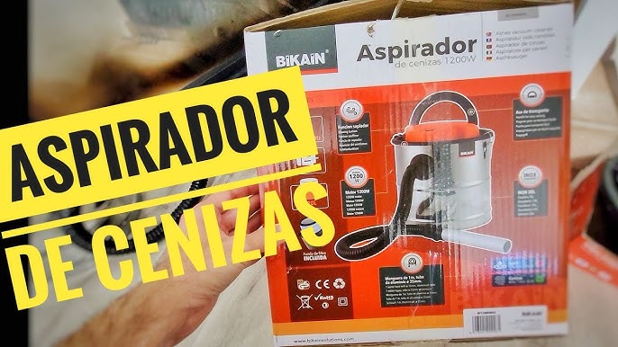 Aspirador de cenizas inox 1200W