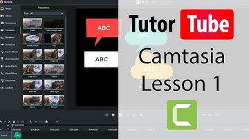 Camtasia Tutorial - Lesson 1 - Interface