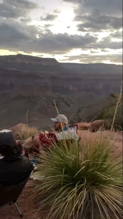 On the Esplanade at the north rim of the Grand Can...