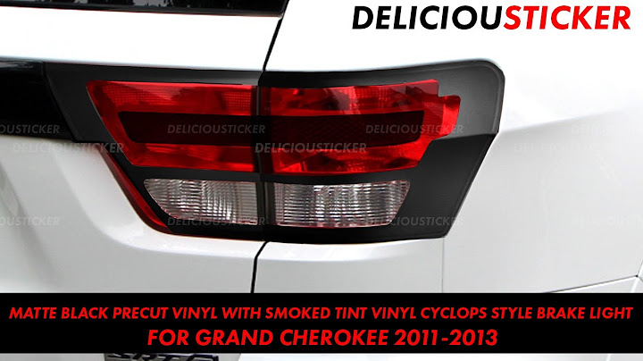 2012 jeep grand cherokee smoked tail lights