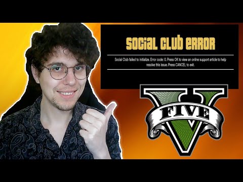 How To Fix GTA 5 Social Club Error Code 0