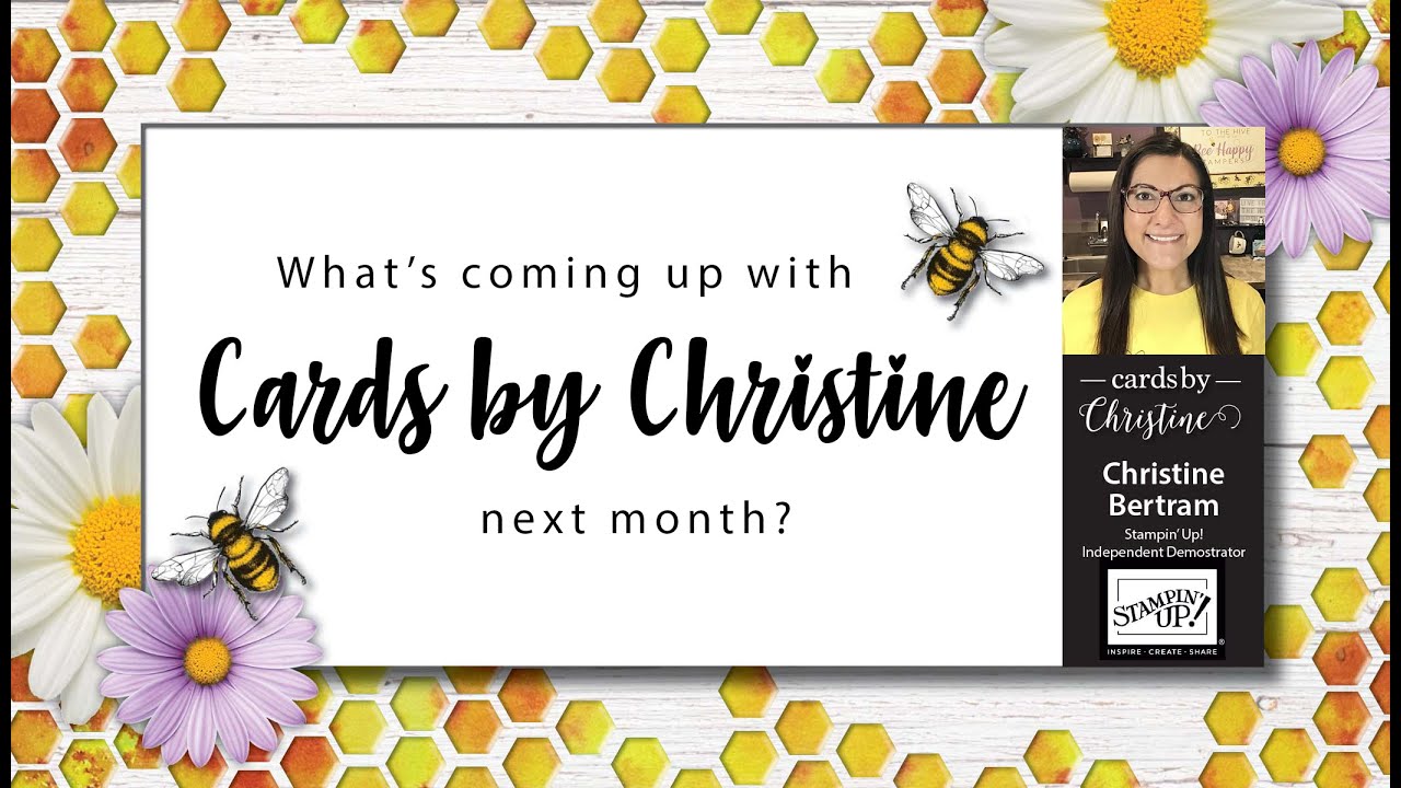 Card Benefit, Staged in the Hive, and Happy Mail Showcase with Cards by Christine