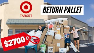 We Spent $850 On a Pallet of TARGET Returns  Unboxing $2700 in MYSTERY Items!