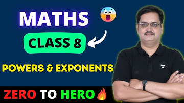 Powers & Exponents🔥| Class 8 Maths | Prashant Nikam