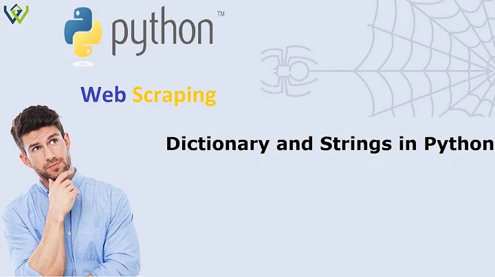 Dictionary and Strings in Python