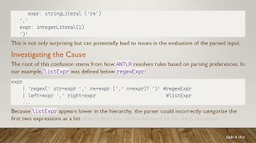Understanding ANTLR Parser Rules: Resolving Unexpected Parsing Issues
