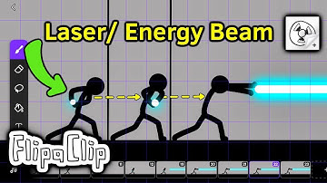 HOW TO ANIMATE A LASER/ ENERGY BEAM IN FLIPACLIP  #flipaclip #animationtutorial #animation