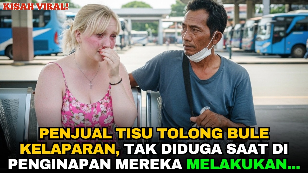 VIRAL❗❗ Bule Belanda Kelaparan Ditolong Penjual Tisu, Tak Disangka Saat Dikamar Mereka Melakukan...