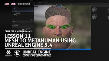 Mesh to Metahuman using Unreal Engine 5.4 |Lesson 11 |Chapter7| Unreal Engine Cinematics Full Course