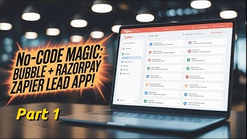 The No-Code Revolution: Building a Lead Tracker with Bubble and razorpay and zapier - part 1