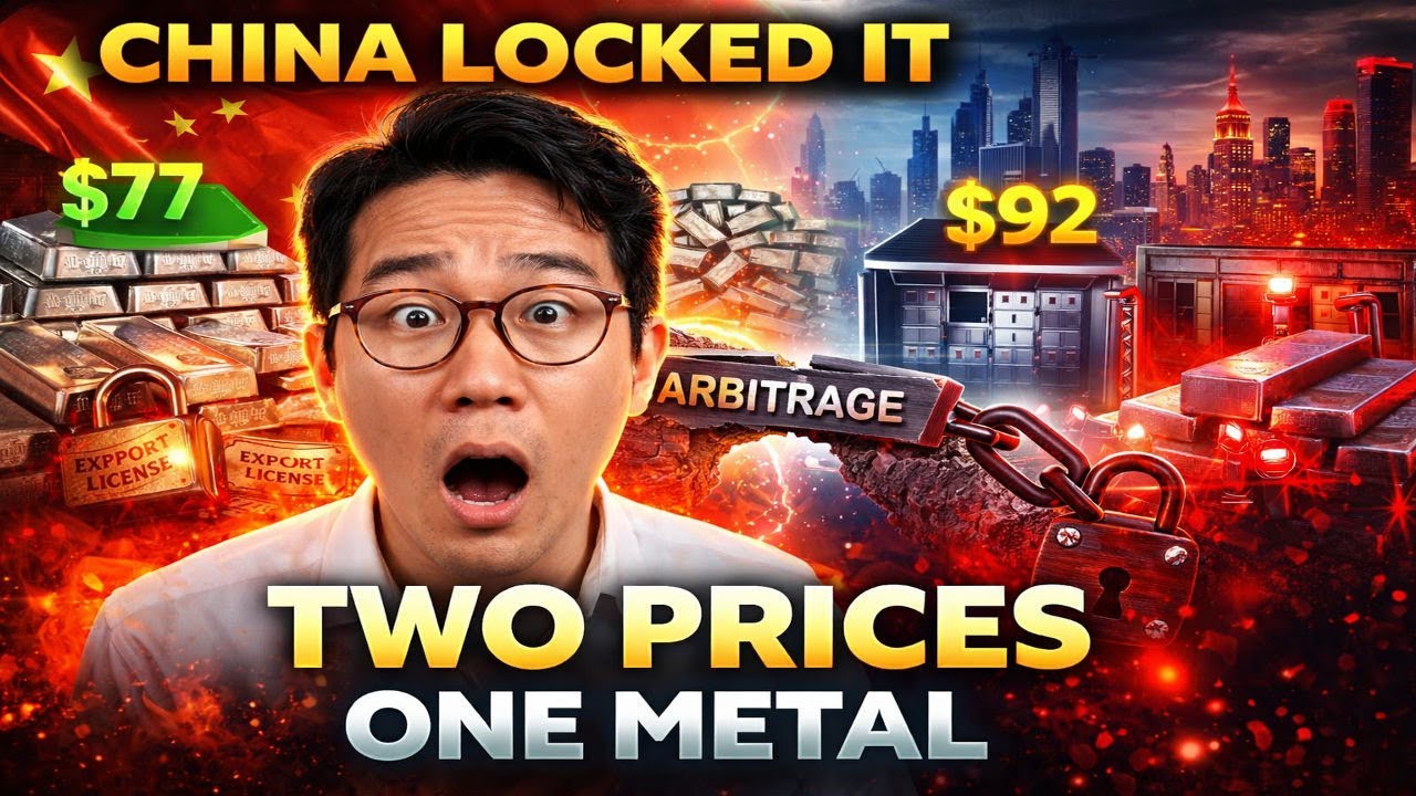 CHINA WEAPONIZES SILVER: 60% Global Supply LOCKED—Shanghai $77 vs West $92 (Arbitrage BROKEN)