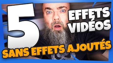 Effets de transition video sans effets ajoutés
