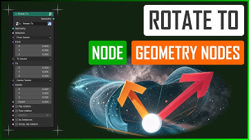 Rotate To group node in Geometry nodes - Blender tutorial ENG