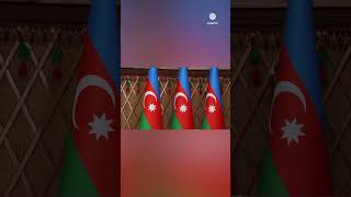 President Of Azerbaijan Ilham Aliyev Held One - On - One Meeting With President Of Kyrgyzstan