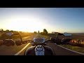 Sunset ride in Tuscany - Val d'Orcia valley - UNESCO site - Italy - road SP 146