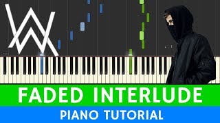 Alan Walker - Faded Interlude | PIANO | Different World | somanshu Resimi