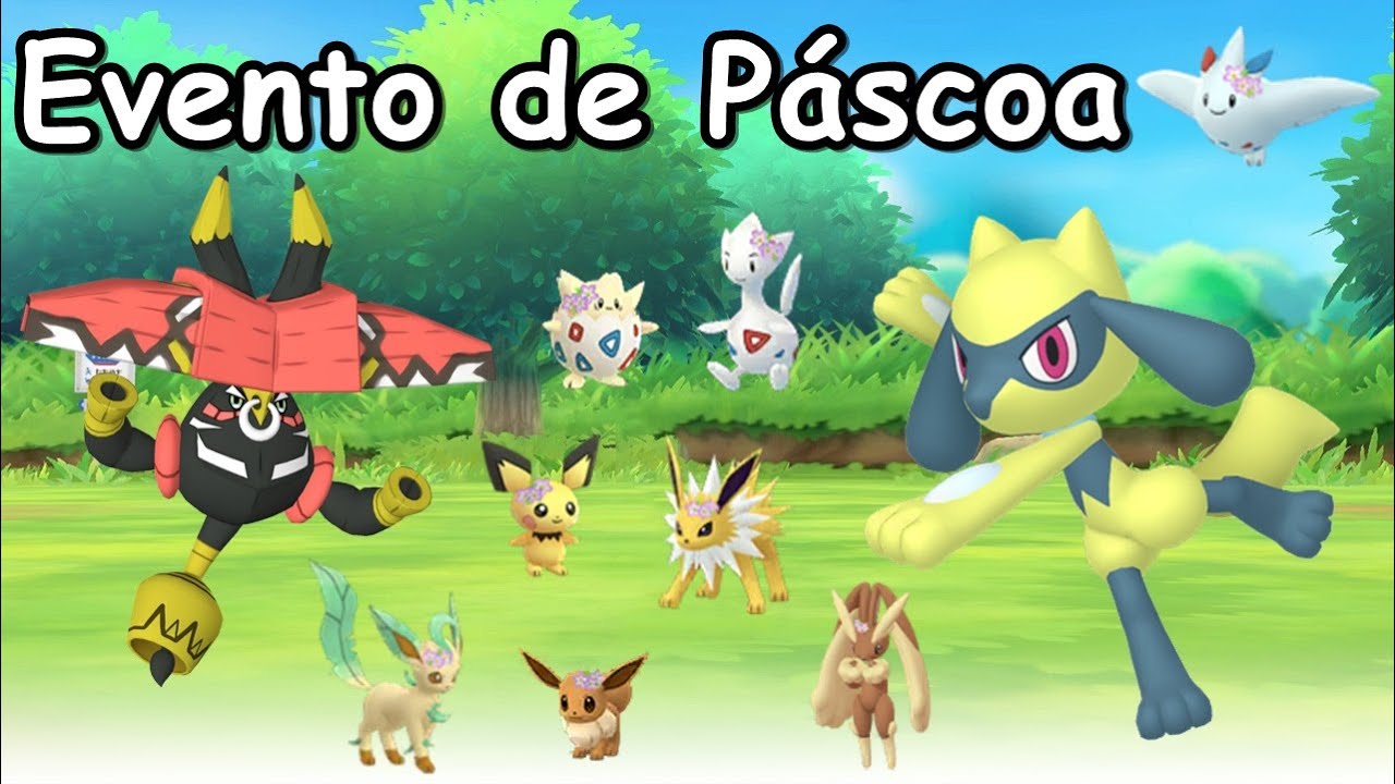 Evento de Páscoa com o Pokémon GO!