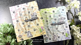 Inlay Flat Shaker Cards with AmyR