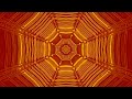 10 hours Gold Neon Tunnel Screensaver 4k UHD 60fps VJ Loop