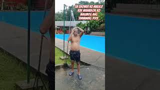 Sa Shower Ko Maligo Kay Mahadlok Ko Malubog Ang Swimming Pool shorts short youtube