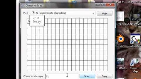 Tutorial: How to create your own character on character map/brotherly love