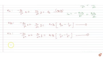 The tangents from `(x_1 , y_1)` to the ellipse `x^2/a^2+y^2/b^2=1`.intersect at right angles.