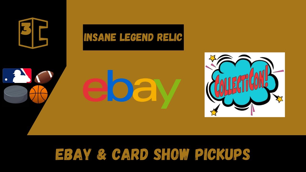 EBay & Card Show Pickups! Insane Legend Relic! YouTube