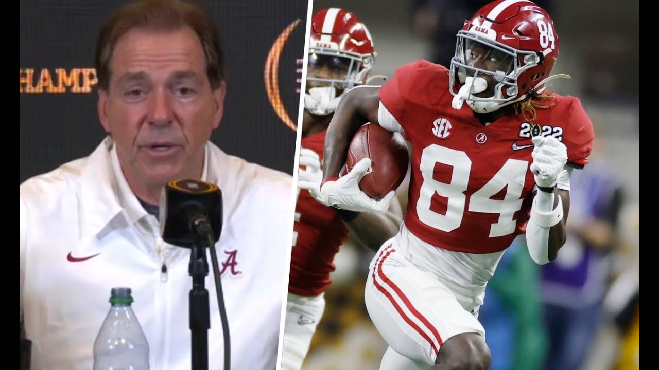 Nick Saban comments on Agiye Hall's growth this season for Alabama football