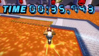 [MKWii TAS] GBA Bowser Castle 3 Flap (Glitch) - 35.743