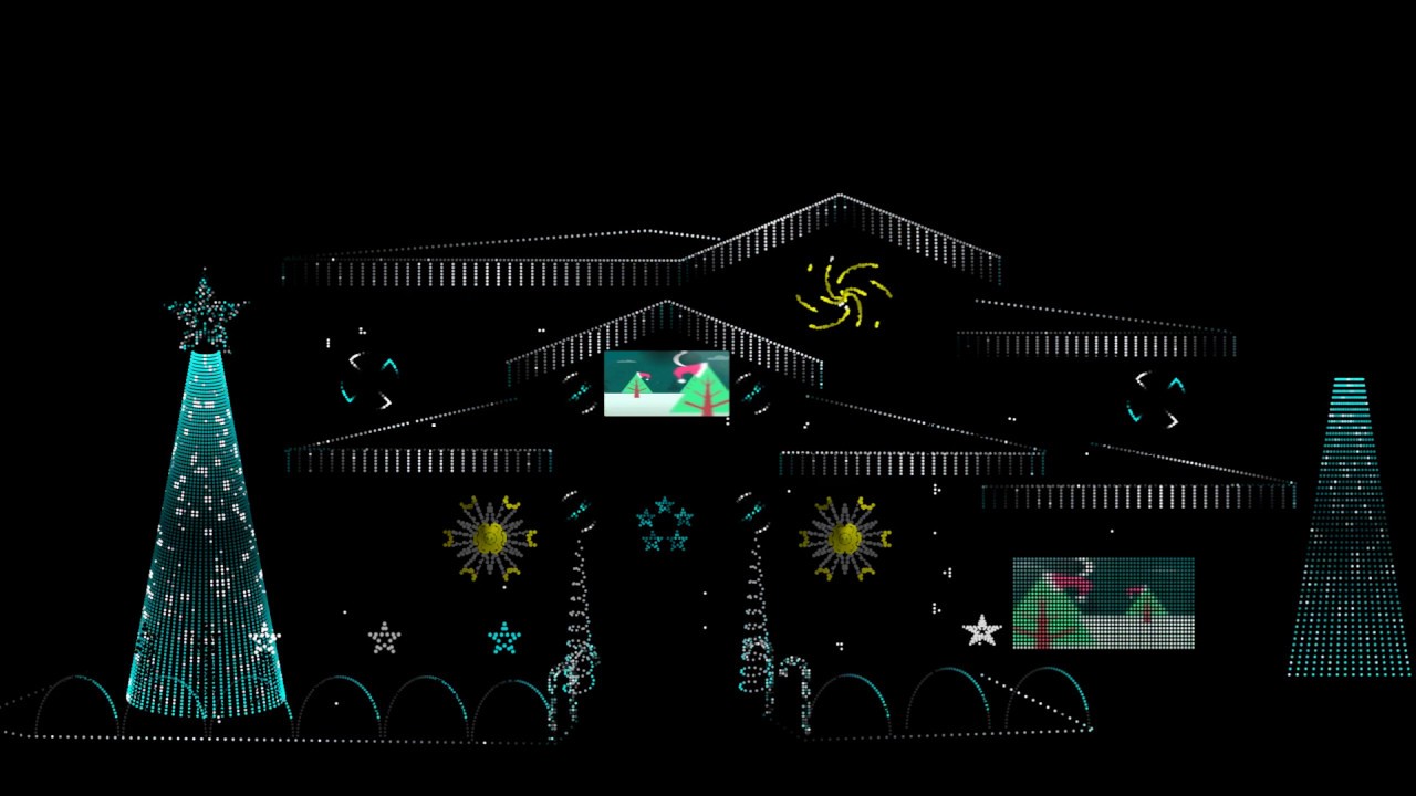 Us The Duo Wonderful Christmastime xLights Sequence Pro Layout