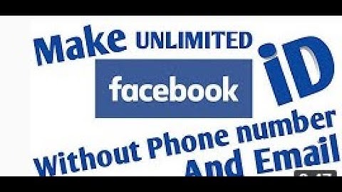 How to create unlimited facebook accounts without mobile number and gmail 100% varified account