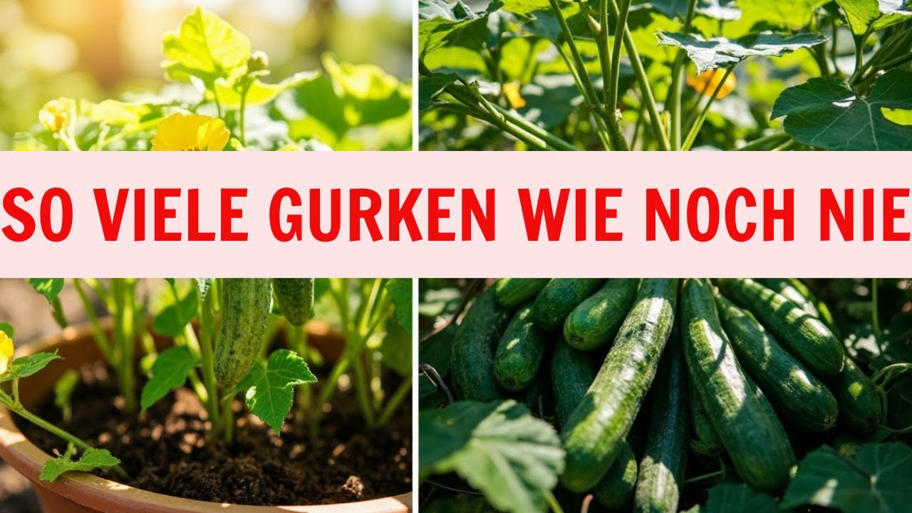 10 Geniale Tipps Um Gurken Im Topf Anzubauen  Reiche Ernte Garantiert!   - YouTube