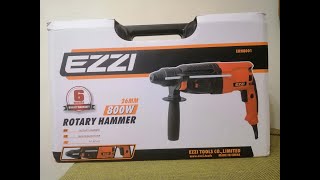 فتح صندوق ومراجعه كامله هيلتى ايزى Rotary Hammer EZZI 800W