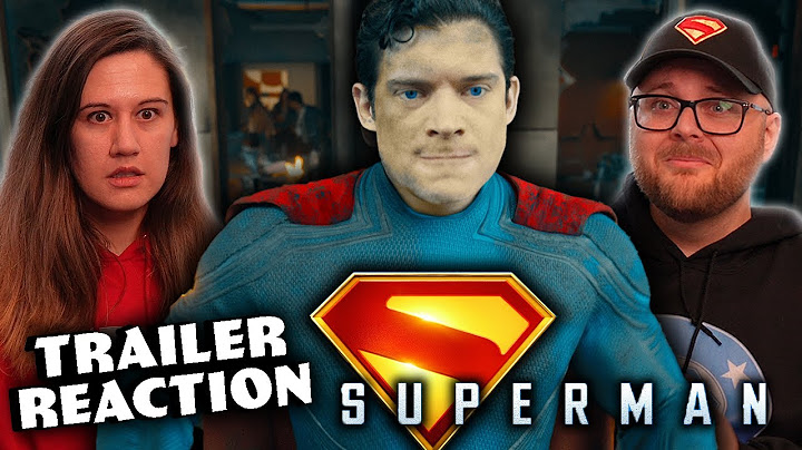 SUPERMAN Official Trailer Reaction!! | DC Studios | James Gunn