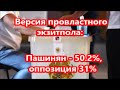 Версия провластного экзитпола Пашинян   50 2%, оппозиция 31%